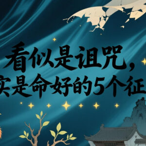 付费干货分享:5个看似是诅咒实则是命好的征兆详解-雨叶虚拟资源网