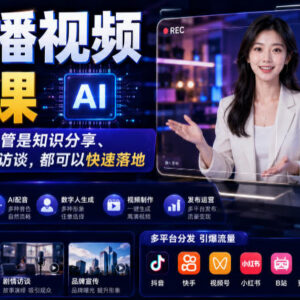 无需真人出镜的AI口播实战课 多类内容场景均可快速落地-雨叶虚拟资源网