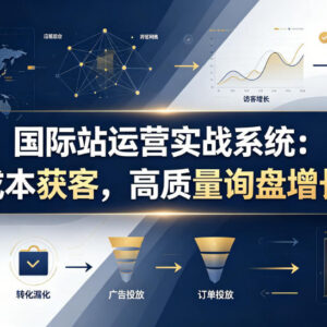 2026更新版国际站运营实战课 低成本获客实现高质量询盘增长-雨叶虚拟资源网
