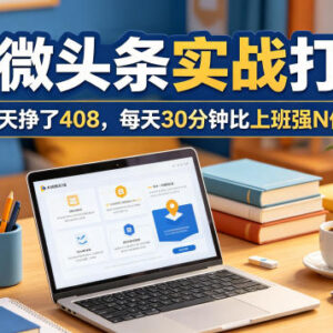 AI微头条实战打法教程 低门槛副业增收操作方法分享-雨叶虚拟资源网