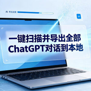 ChatGPT账号全量对话本地导出教程 支持多格式纯本地运行更安全-雨叶虚拟资源网