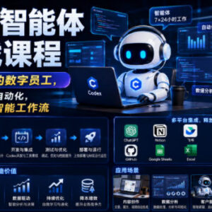 Codex智能体实战课程 从零搭建智能工作流打造专属数字员工-雨叶虚拟资源网