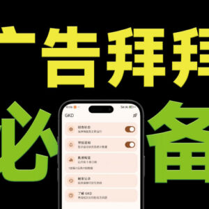 仅3MB的GKD安卓广告跳过工具 万条规则免root一键关开屏广告-雨叶虚拟资源网