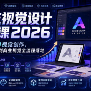 2026版AI流视觉设计实战课 从Logo到商业视觉全流程教学-雨叶虚拟资源网