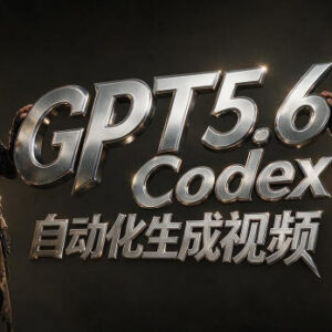 GPT5.6+Codex自动化生成AI视频全流程 各环节实操方法详解-雨叶虚拟资源网