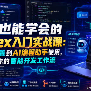 零基础Codex入门实战教程 从安装配置到AI编程助手使用全指南-雨叶虚拟资源网