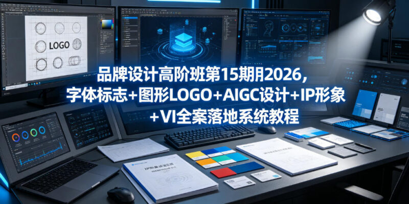 2026第15期品牌设计高阶班 含AIGC/LOGO/VI全案落地系统教程