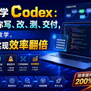从0到1学Codex系统教程 零基础上手AI全流程操作实现效率翻倍-雨叶虚拟资源网