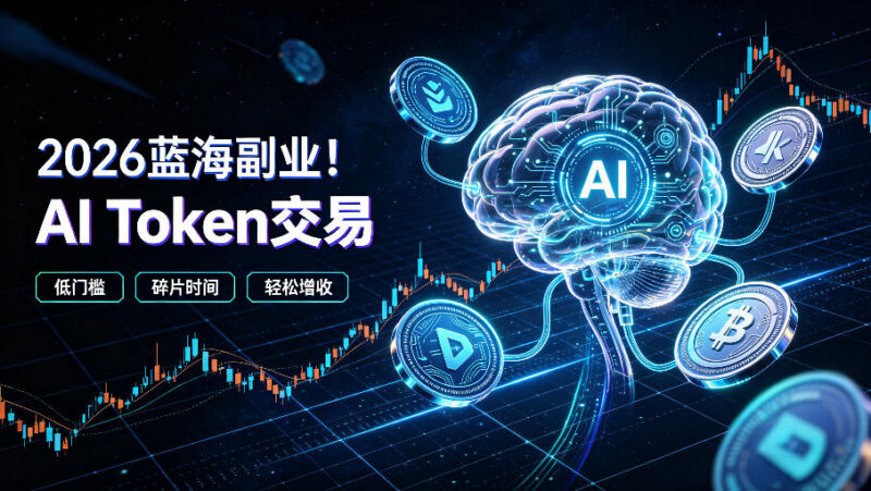 2026新兴AI智能Token交易副业 碎片时间操作无需全天盯盘