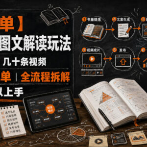 AI财富书单图文解读玩法全流程拆解 新手易上手可批量出单-雨叶虚拟资源网