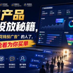 信息产品广告投放实操教程 从获客到转化全流程投放指南-雨叶虚拟资源网