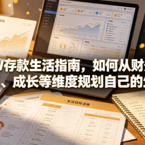 手握100万存款如何规划生活?财务社交成长多维度指南-雨叶虚拟资源网
