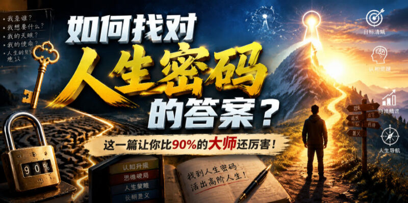 如何找准适合自己的人生道路 正确做出人生选择实用指南