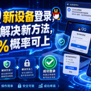 QQ新设备登录遇阻碍怎么办?3种实用解决方法成功率达90%-雨叶虚拟资源网
