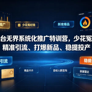 万相台无界系统化推广特训营 学精准引流稳提投产打爆新品-雨叶虚拟资源网
