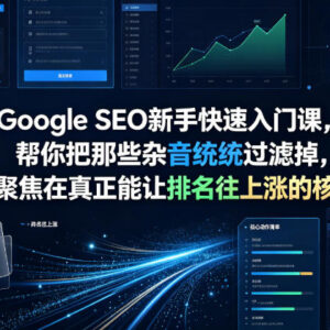 Google SEO新手快速入门教程 聚焦排名提升核心动作附双语字幕-雨叶虚拟资源网