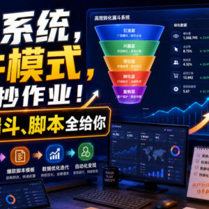 1640万美元营收在线课销售系统教程 含广告漏斗脚本全素材-雨叶虚拟资源网