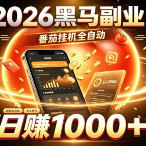 2026番茄小说自动挂机副业介绍 低门槛轻资产线上增收项目解析-雨叶虚拟资源网