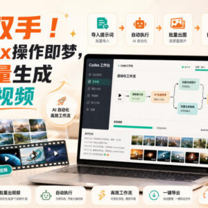 如何使用Codex操作即梦 实现自动批量生成图片和视频-雨叶虚拟资源网