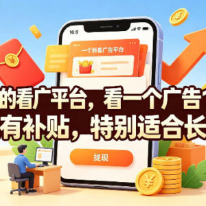 新上线看广告赚收益平台 单条1.4元单日可赚20元适合长期操作-雨叶虚拟资源网