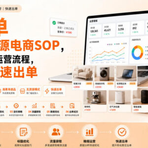 高客单闲鱼无货源电商运营SOP 精细化全流程新手也能快速出单-雨叶虚拟资源网