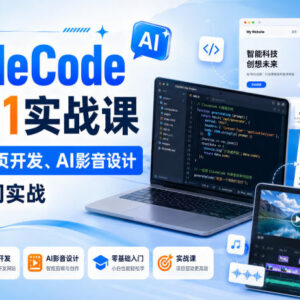 ClaudeCode从0到1实战课 AI编程网页开发AI影音设计一站式入门-雨叶虚拟资源网
