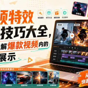爆款短视频特效制作技巧汇总 22种热门玩法拆解教程分享-雨叶虚拟资源网