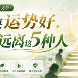 想要提升个人运势减少内耗 这5类人建议你尽早远离-雨叶虚拟资源网
