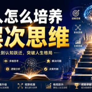 公众号付费文章拆解:普通人培养高层次思维的核心方法-雨叶虚拟资源网