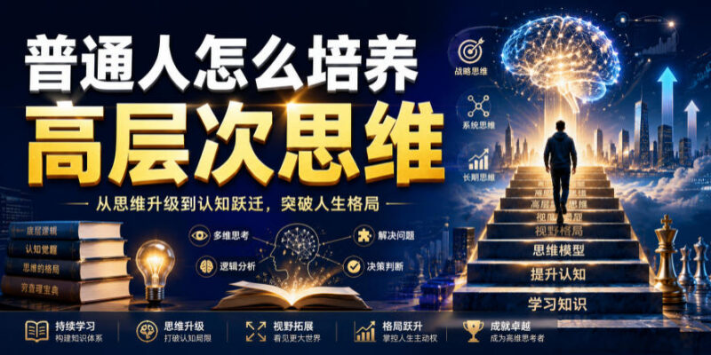 公众号付费文章拆解:普通人培养高层次思维的核心方法