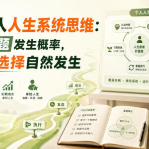 如何搭建个人人生系统思维 从源头降低出错概率做对选择-雨叶虚拟资源网