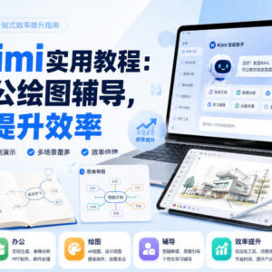 Kimi实用操作教程 覆盖学习办公绘图辅导多场景效率提升方法-雨叶虚拟资源网