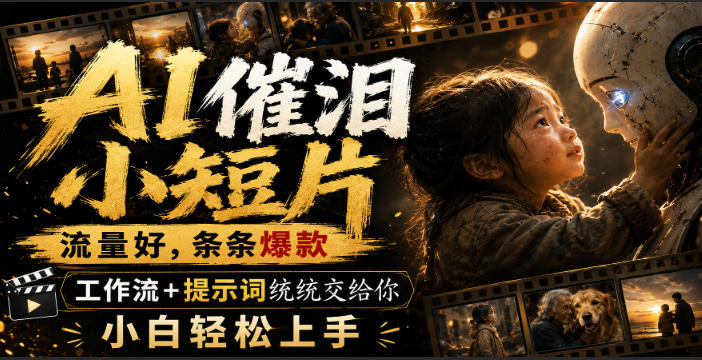 AI催泪亲情短片爆款制作教程 附配套工作流提示词小白易上手