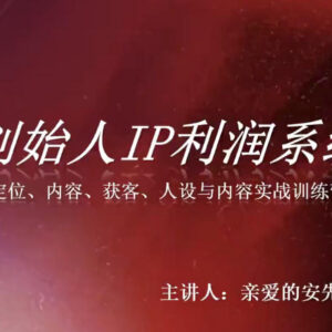 8月创始人IP利润系统训练营 人设内容获客变现实战培训-雨叶虚拟资源网
