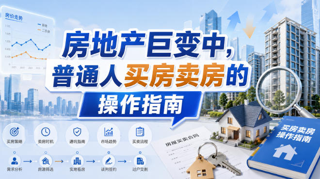 2025-2026房地产巨变期普通人买房卖房实用操作指南上下篇合集