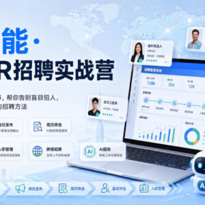 AI赋能跨境HR招聘实战营 掌握从需求到入职全流程招聘方法-雨叶虚拟资源网