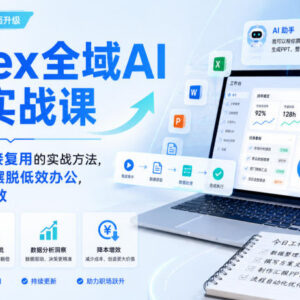 Codex全域AI办公实战课 全场景拆解实操方法助力职场人降本增效-雨叶虚拟资源网