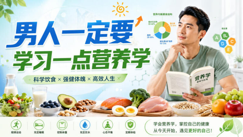 成年男性要学的基础营养学常识 入门营养学干货内容分享