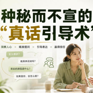 6种实用真话引导术分享 多场景沟通交涉通用技巧详解-雨叶虚拟资源网
