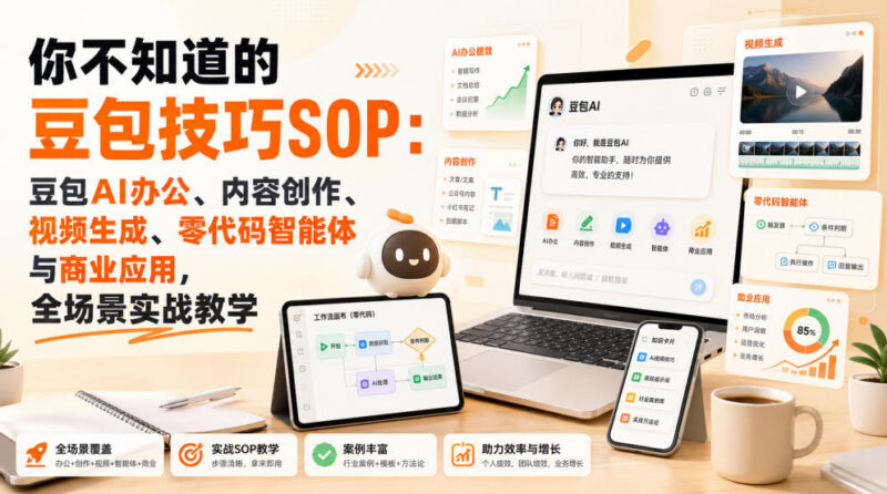 豆包AI全场景使用技巧SOP 办公创作视频生成智能体实战教程