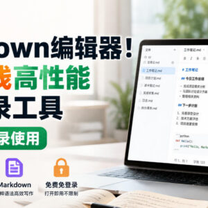 国产免费离线Markdown编辑器 高性能本地知识记录工具无需登录使用-雨叶虚拟资源网