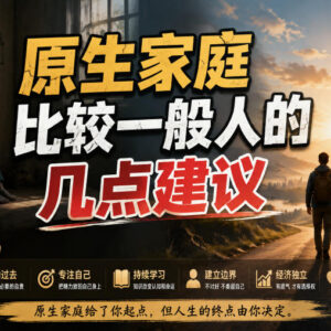 原生家庭普通无资源人群 职场发展与人生规划实用建议-雨叶虚拟资源网