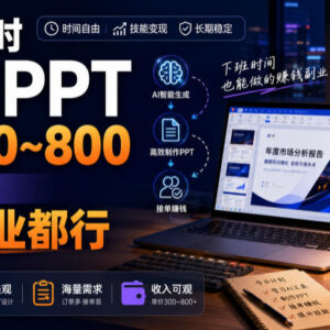 AI制作PPT副业接单全攻略 附接单渠道资源全职兼职均可-雨叶虚拟资源网