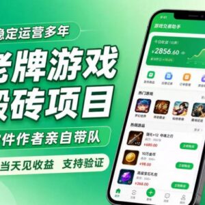 CSGO游戏饰品搬砖项目详解 自动化操作低门槛当日可见收益-雨叶虚拟资源网